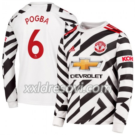 Manchester United Paul Pogba 6 Treći Nogometni Dres 2020-2021 Dugim Rukavima